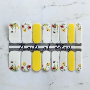 5 for $15 Nail Wraps- Hidden BumbleBee